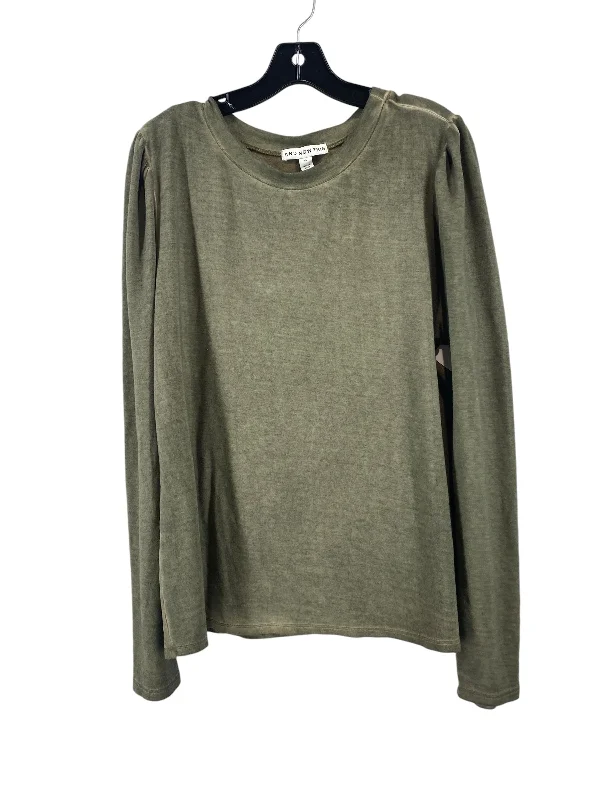 Top Long Sleeve By Clothes Mentor In Green, Size: Xl