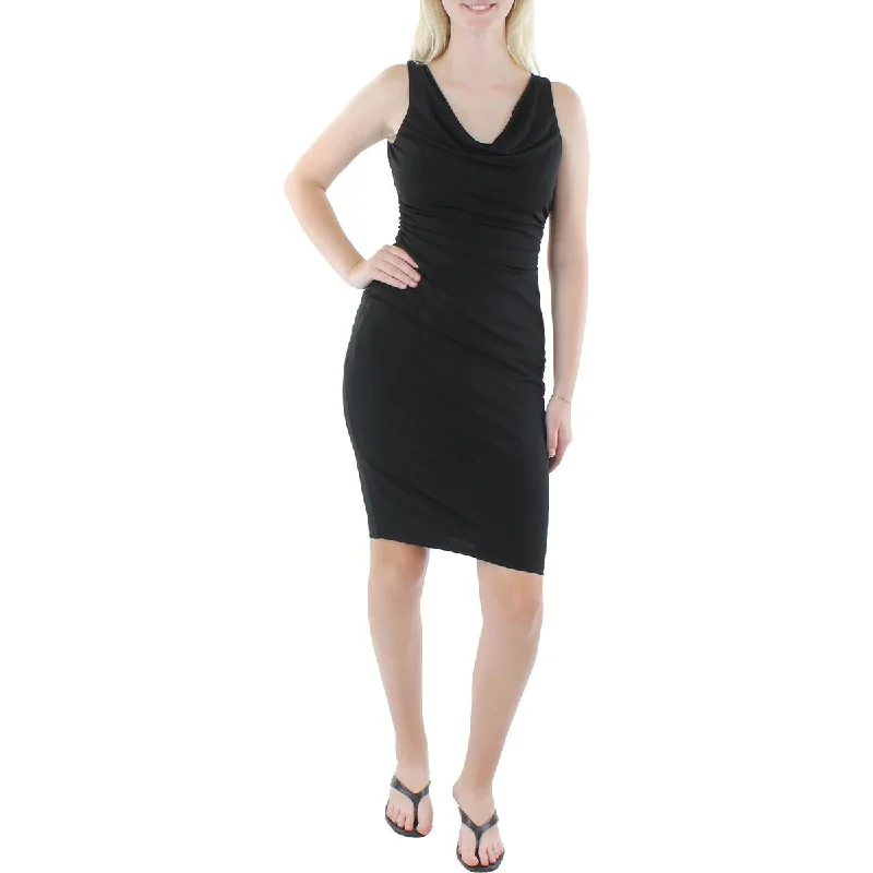 Kensie Womens Knit Midi Sheath Dress