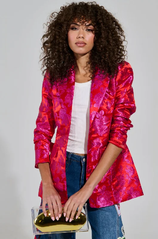 BLOOMING BROCADE BLAZER