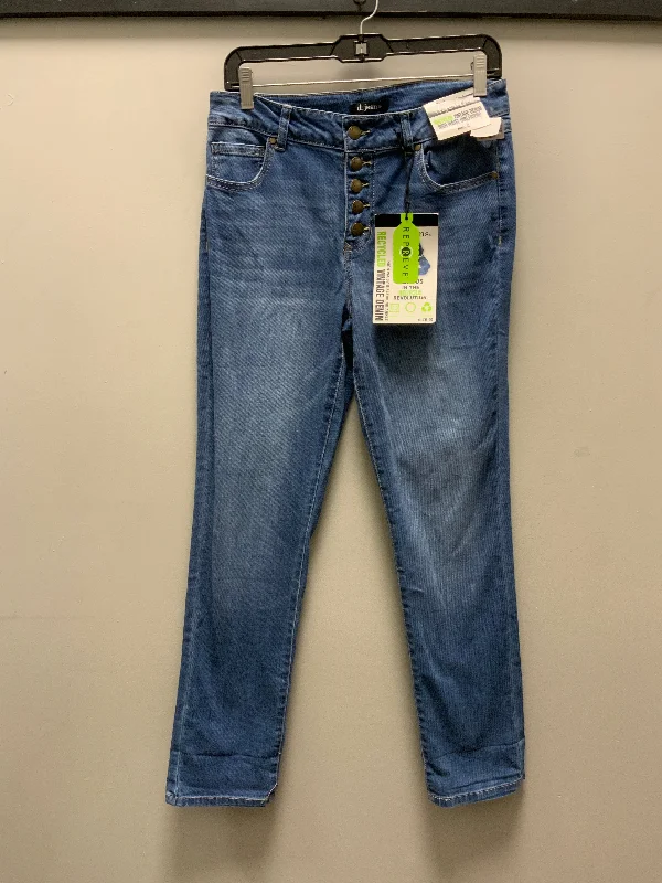 Jeans Skinny By D Jeans In Blue Denim, Size: 10