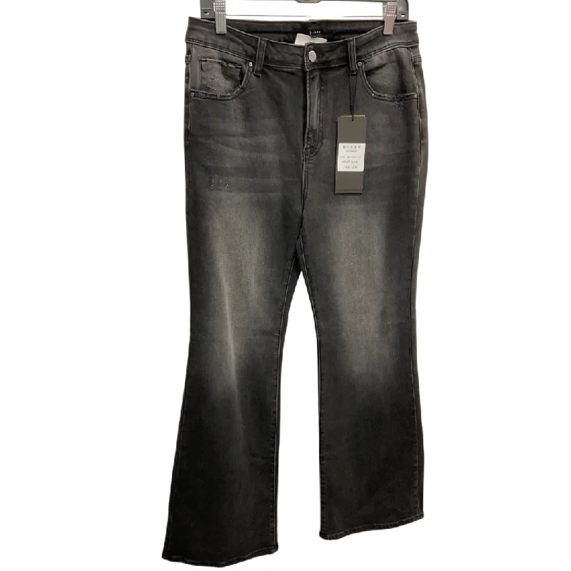 Jeans Flared By Risen In Black, Size: 14