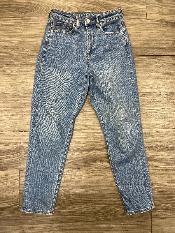 Jeans Boyfriend By American Eagle In Blue, Size: 2