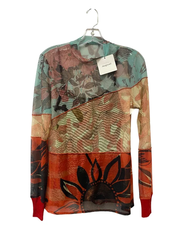 Top Long Sleeve By Desigual In Multi-colored, Size: L