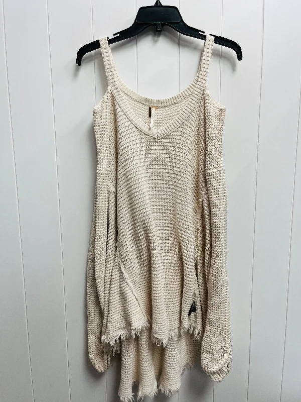 Tunic Long Sleeve By Free People In Cream, Size: S