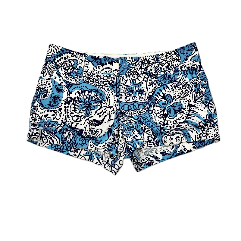 Blue & White Shorts Designer By Lilly Pulitzer, Size: 6