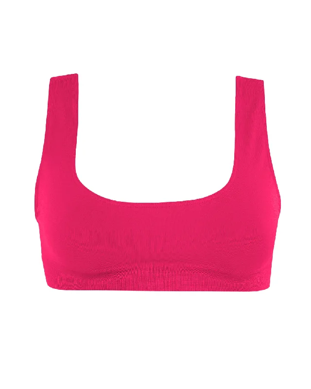 SERENE Bikini Bra Top | Fuchsia