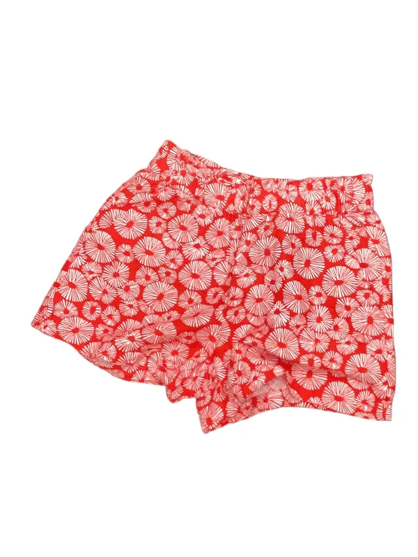 Red & White Shorts Loft, Size Xs