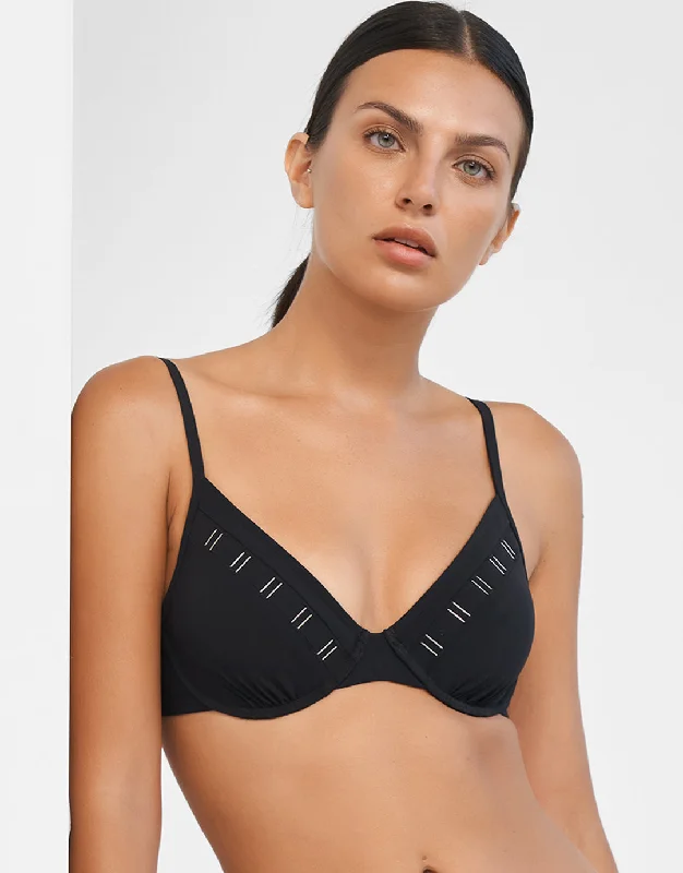 Code Underwired Bikini Top - Black