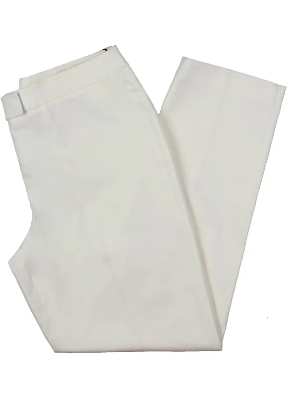 Bowie Womens High Rise Office Straight Leg Pants