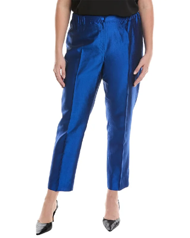 Marina Rinaldi Plus Raro Silk Trouser