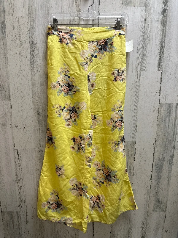 Yellow Pants Dress Anthropologie, Size 0