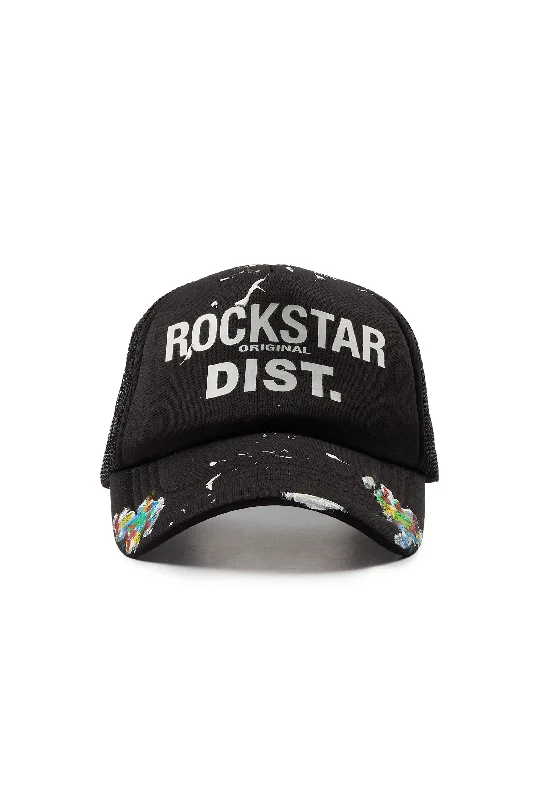 Boys Neptune Black Trucker Hat