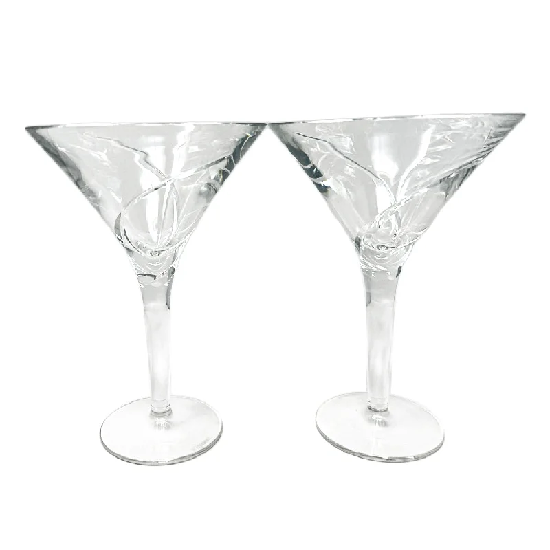 Pair of Siren Martini Glasses