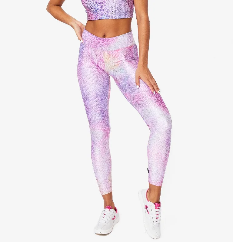 Pink Python Hi-Shine Leggings