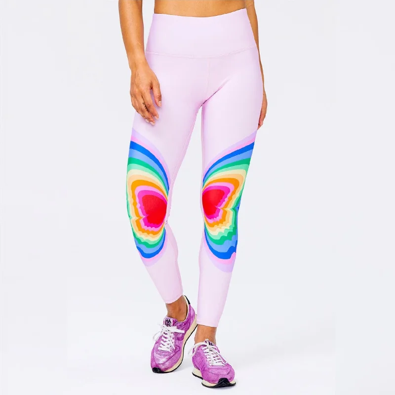 Psychedelic Butterfly Duoknit Leggings