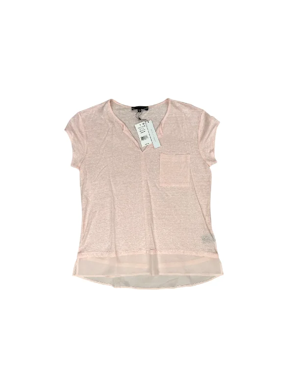 Top Short Sleeve By Sanctuary In Pink, Size: M